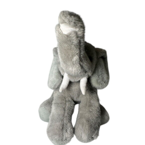 1992 MJC International Med Grey Soft Elephant Stuffed Animal Vintage Plush Toy - Picture 2 of 16